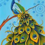Peacock #1 - Liberation
oil on canvas